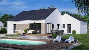maison neuve à la vente -   44130  BLAIN, surface 115 m2 vente maison neuve - UBI484452395